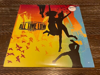 All Time Low ''So Wrong It's Right'' LP (Vinyl, Hopeless Records, 2015) Gold Vinyl
