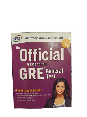 The Official Guide to the GRE General Test by Educational Testing Service (2016,