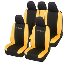 Housses de Siège pour Voiture Universel Avec 2 Zip Arrière Racing LS01 Set Full