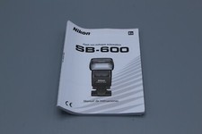 Nikon Autofocus Speedlight SB-600 Instruction Manual in Spanish