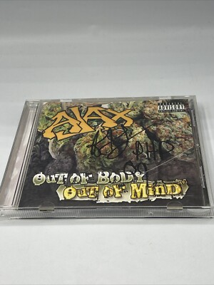 Ajax - Out of Body/Out of Mind CD 2007 Anybody Killa ABK AUTOGRAPHED AUTO SIGNED