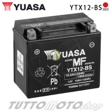 BATTERIA YUASA YTX12-BS Attivata / KAWASAKI KLE Versys ABS 650 2015-2016