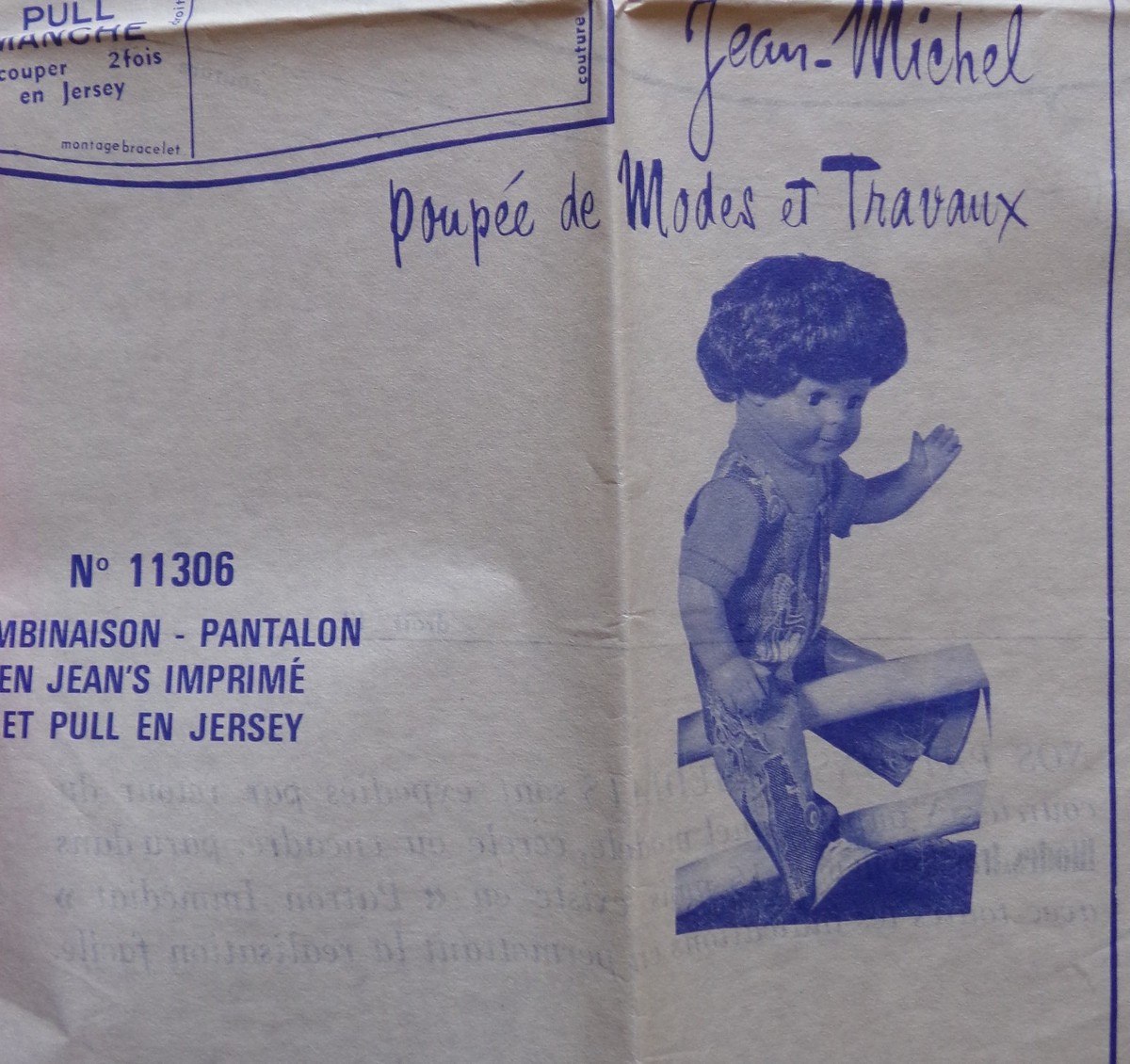 TENUE POUPÉE JEAN Michel Modes et Travaux 09 1983 EUR 6,70 - PicClick FR