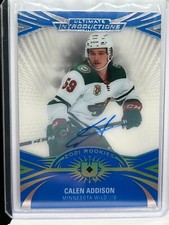 2021-22 Upper Deck Ultimate Introductions Calen Addison 2021 Rookies Auto