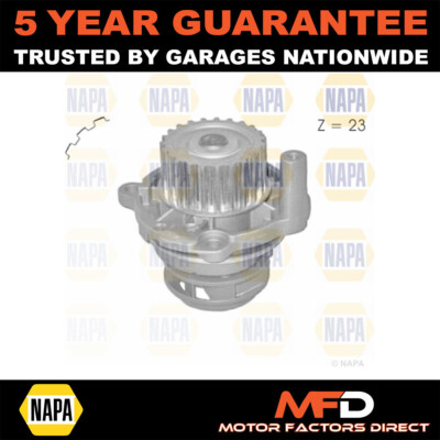 #ad Fits Beetle Golf Passat A3 A4 Leon Octavia 1.6 2.0 NAPA Water Pump 06B121011Q GBP 33.49