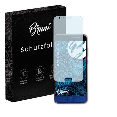 Bruni 2x Folie für Xiaomi Mi Note 3 Schutzfolie Displayschutzfolie