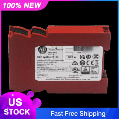 NEW Allen Bradley 440R-N23113 440R Single Function Safety Relays MSR126