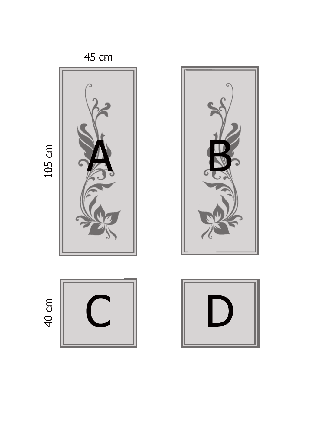 32,90EUR/qm Fensterfolie Streifen Milchglas 3 Farben zur Auswahl geplottet  Design Sichtschutzfolie Glastattoo Dekor Türfolie FD0038 - .de