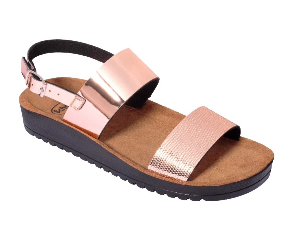 Scholl Cynthia Sandals Sliders Flip Flops in Rose Gold Various Sizes
Opens in a new window or tab
