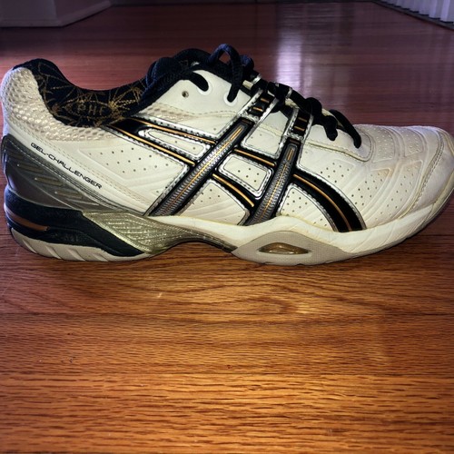 ASICS Gel-Challenger 7 Men Size 6.5 Tennis Shoes Leather White Blue E901Y |  eBay
