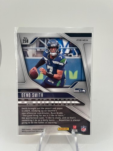 2024 Panini Prizm - Orange Disco Prizm #258 Geno Smith Seahawks - Bild 2 von 2
