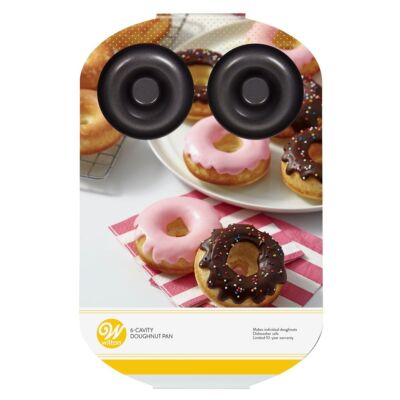 Wilton Donut Backform Groß für 6 Standard-Donats Antihaft Form