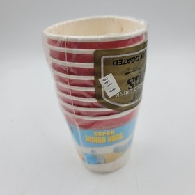 Super Mario Bros. Nintendo NES Party Napkins & Cups Princess Mario  1988 