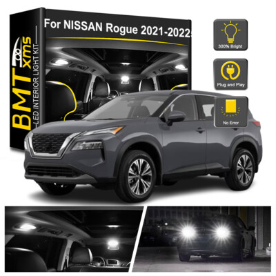 12x Interior LED Light Bulbs Reverse Dome Map For Nissan Rogue 2021-2024