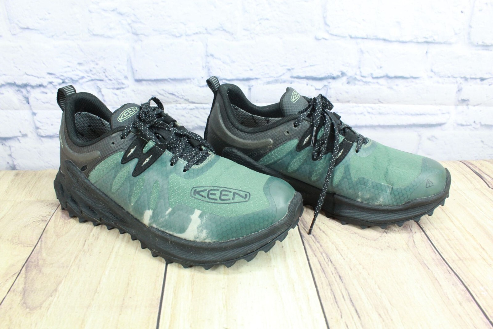 Scarpa da trekking Keen uomo Zion impermeabile foresta scura nera taglia 8