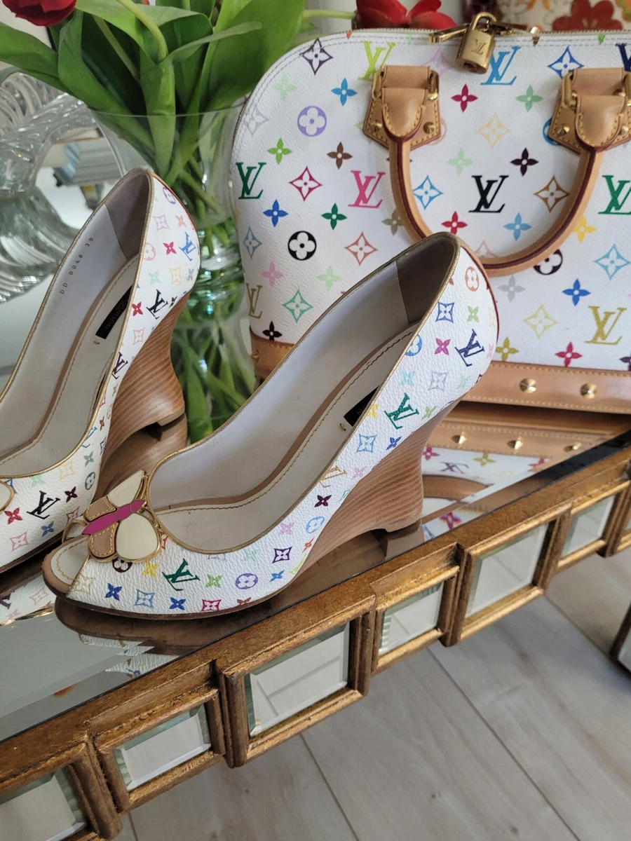 louis vuitton wedge heels