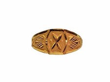 22K/18K Real Certified Yellow Gold Gorgeous Design Kids Ring