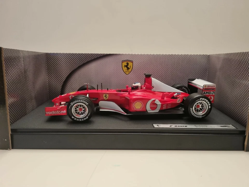 FERRARI F-2002 RUBENS BARRICHELLO - HOTWEELS 1:18 - Immagine 2 di 4