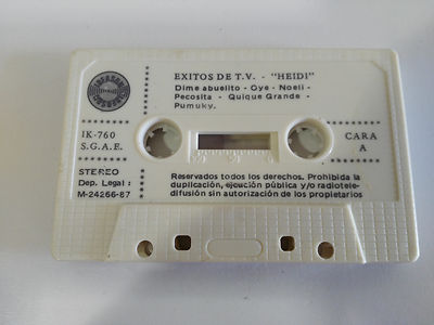 Heidi Exitos De Tv - Cinta Tape Iberson 1987 Sin Caja