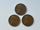 1948 P,D,S - Lincoln Cents. Lot Of 3, Average Circulated - Free Shipping