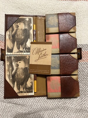 Mission Leather Contracted Bridge Card Game Leather Care Unused Cards Sealed