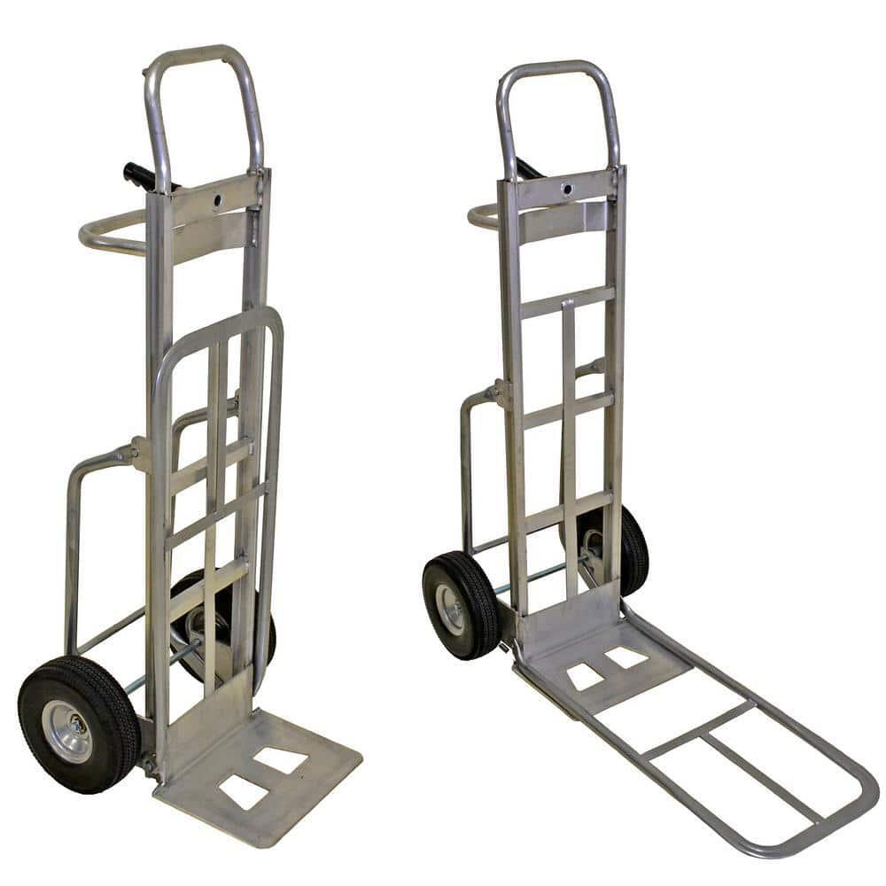 Milwaukee Hand Truck 2Wheels+500 Lb Load Capacity+Aluminum Frame