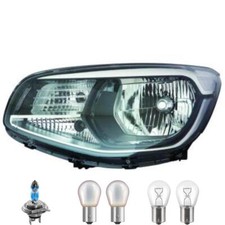Scheinwerfer links elektrisch schwarz inkl. OSRAM Lampen H4 für KIA Soul II PS