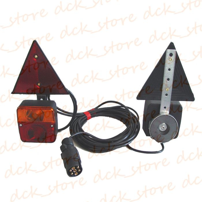 Acquaverde Kit Luci Magnetiche Fanali Posteriori Per Carrello Appendice - Foto 9