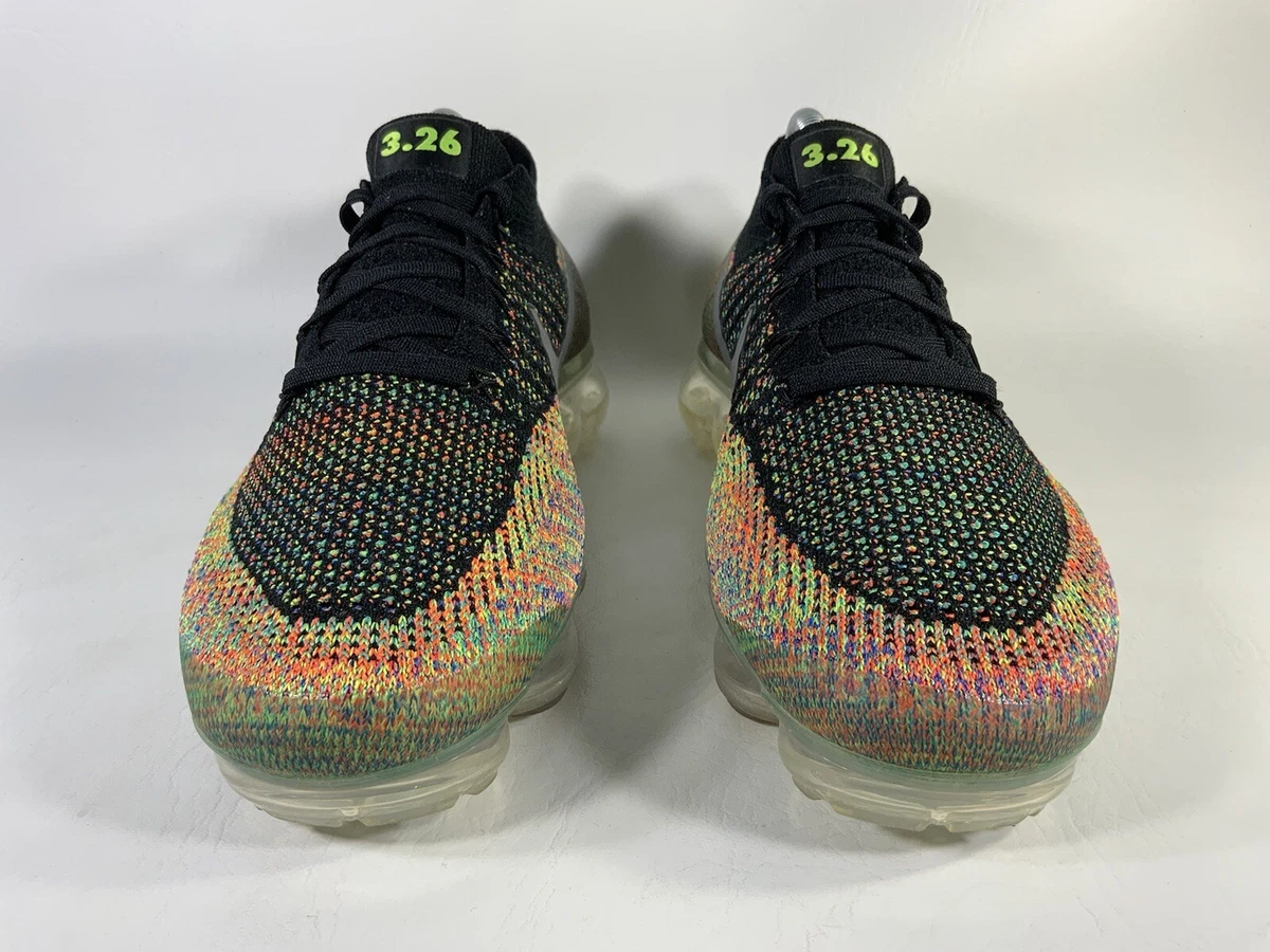 Nike Air Vapormax Flyknit ID Air Max Day 3.26 Multicolor Womens Size 8.5 Rare