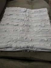 MIULEE Set of 2 Decorative Boho Throw Pillow Covers Cotton Linen Striped Jacquar