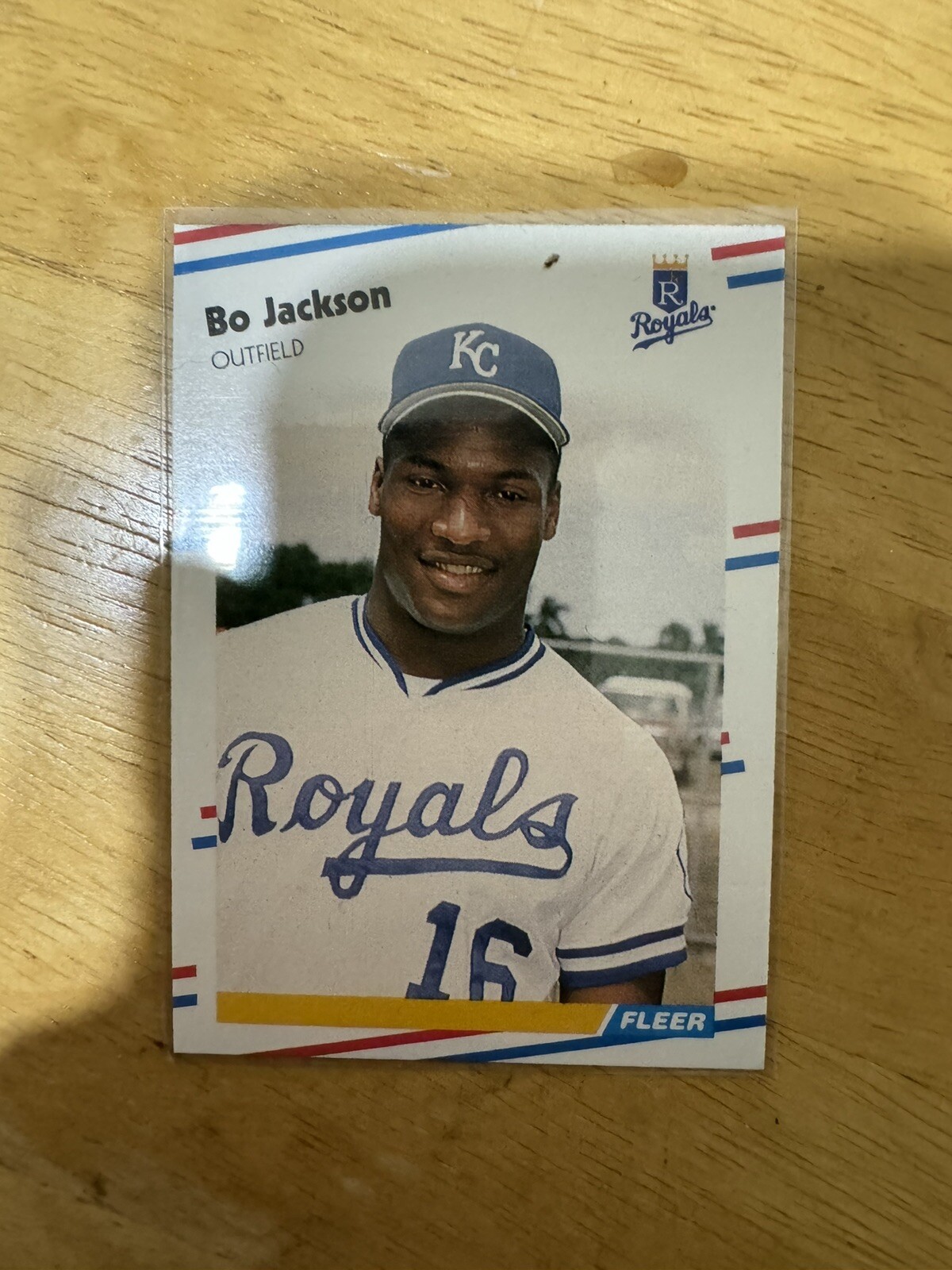 1988 Fleer GLOSSY Bo Jackson Baseball Card #260 Mint FREE SHIPPING
