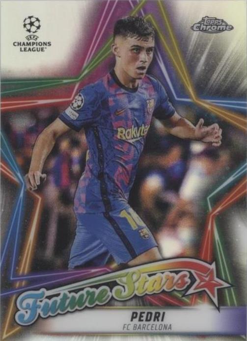 2021-22 Topps Chrome UCL - Future Stars Pedri #FS-2 for sale