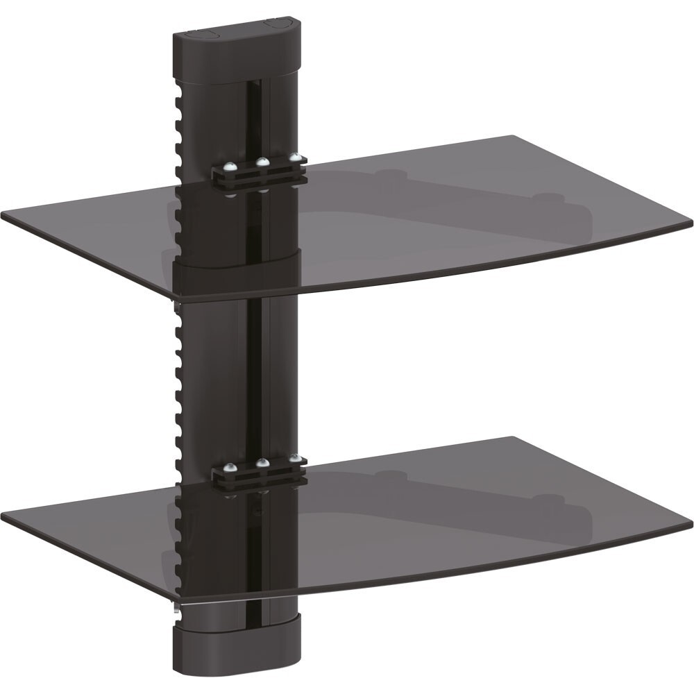 InLine Supporto parete, per DVD, Bluray, Ricevitore SAT, fino a 8kg, nero