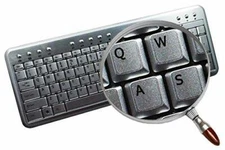 ✅PC Alphabet Letters Keyboard Stickers For computer Laptop SILVER