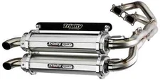 Trinity Racing Stainless Full System Dual Exhaust For 2015-2023 RZR 1000 XP/XP4