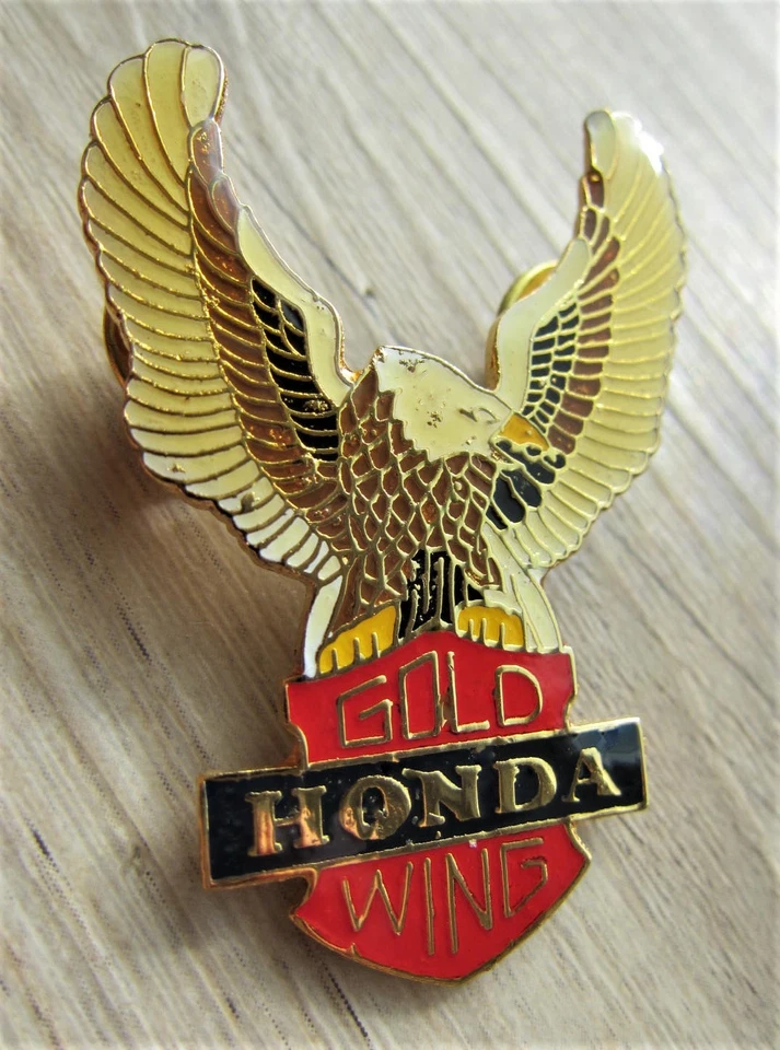 HONDA Pin / Pins - GOLDWING Logo mit Adler - 5 cm groß - Motorcycle - Kult