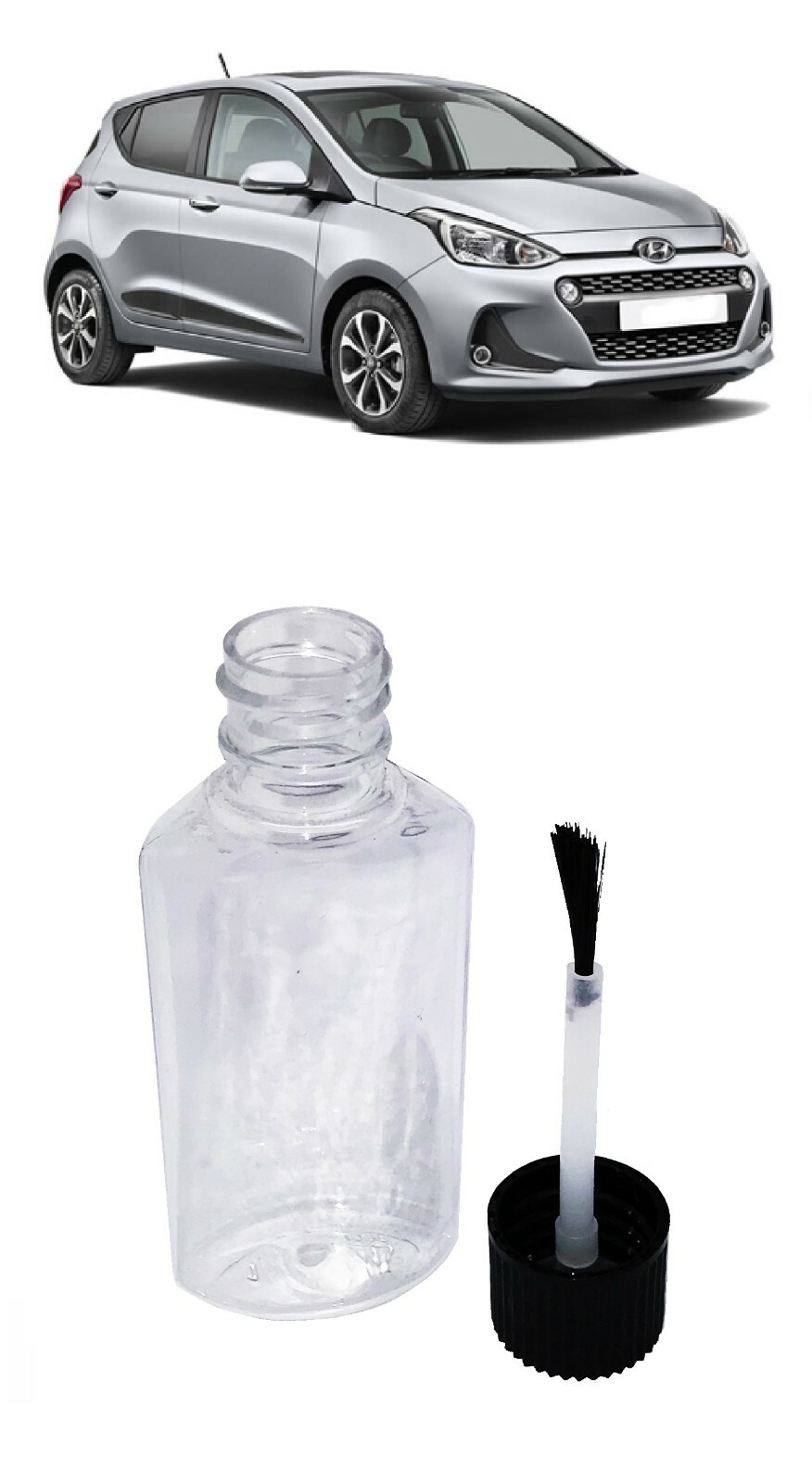 WAE Blueberry Blue Metallic Hyundai Acrylic Touch Up Bottle 50ml with