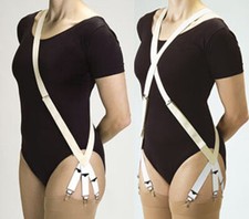 Jobst Standard Garter Belt - SINGLE - LEFT Over The Shoulder Belt Unisex 1 Size