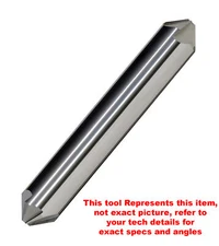 1/8" 82° 6 Flute Solid Carbide Double End Countersink 1/8"Shank 1-1/2" OAL USA