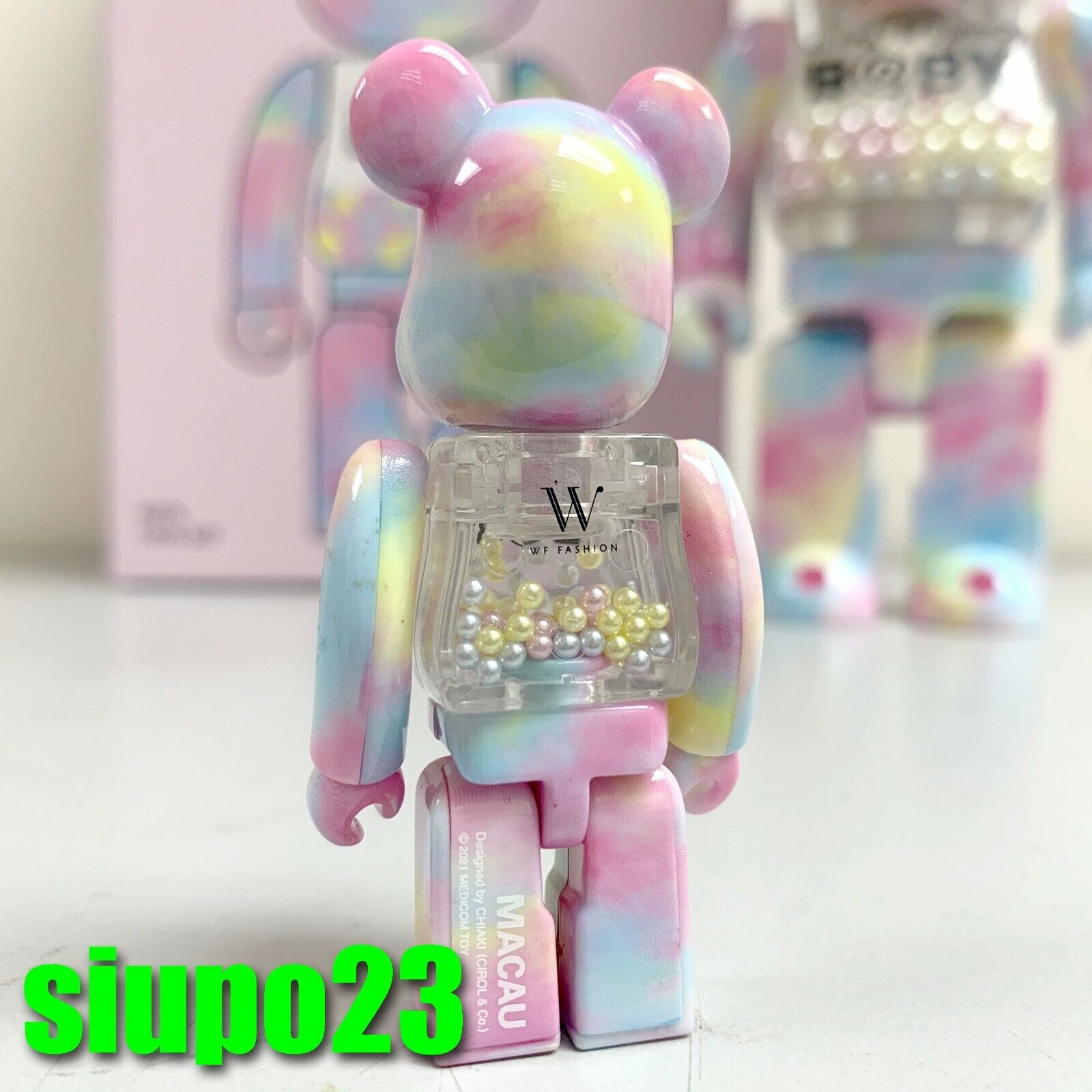 エンタメ/ホビーBE@RBRICK MY FIRST MACAU 2021 400% 100%