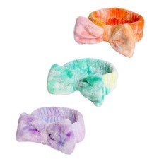 WSYUB Headband for Washing Face, One Size, Gradient Purple,Yellow and Green