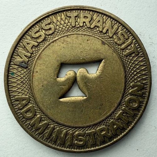Mass Transit Administration g/f One Fare Baltimore, MD Token 22mm - product listing photo