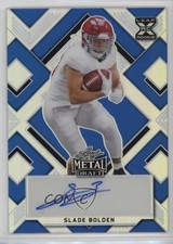 2022 Leaf Metal Draft Blue Prismatic 13/30 Slade Bolden #BA-SB1 Auto 0u66