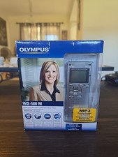 Olympus WS-500M 545 Hours Handheld Digital Voice Recorder SILVER NEW