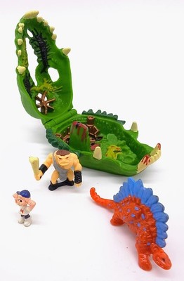 Vintage 1992 Mighty Max Versus Kronosaur Horror Head Playset 100% COMPLETE