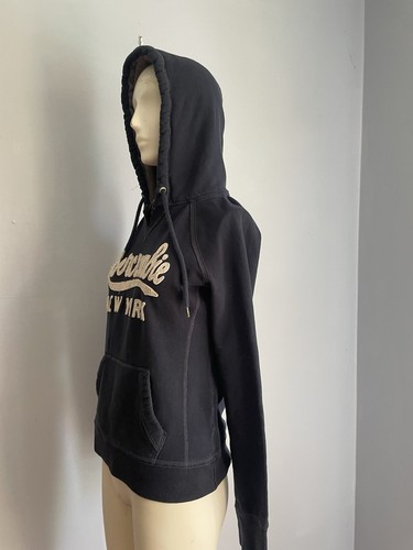 vintage abercrombie and fitch Navy Hoodie Girls M - Picture 7 of 9