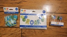 Dinosaur Themed ROAR Birthday Party Supplies Balloon Banner  More FREE SHIPPING