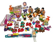 Vintage Flintstones 1990s Toys and Characters 1-3/4 - 6 40 Pc Lot READ DESC
