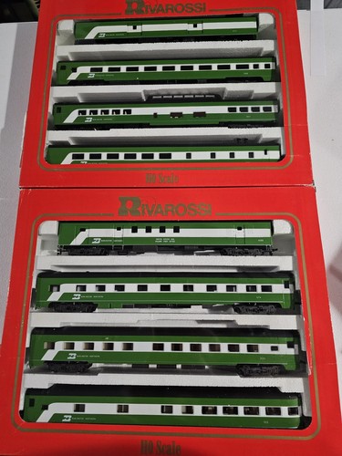 Rivarossi HO Scale 1930s Burlington Northern 6948 A Set & 6949 B Set | Zustand: New