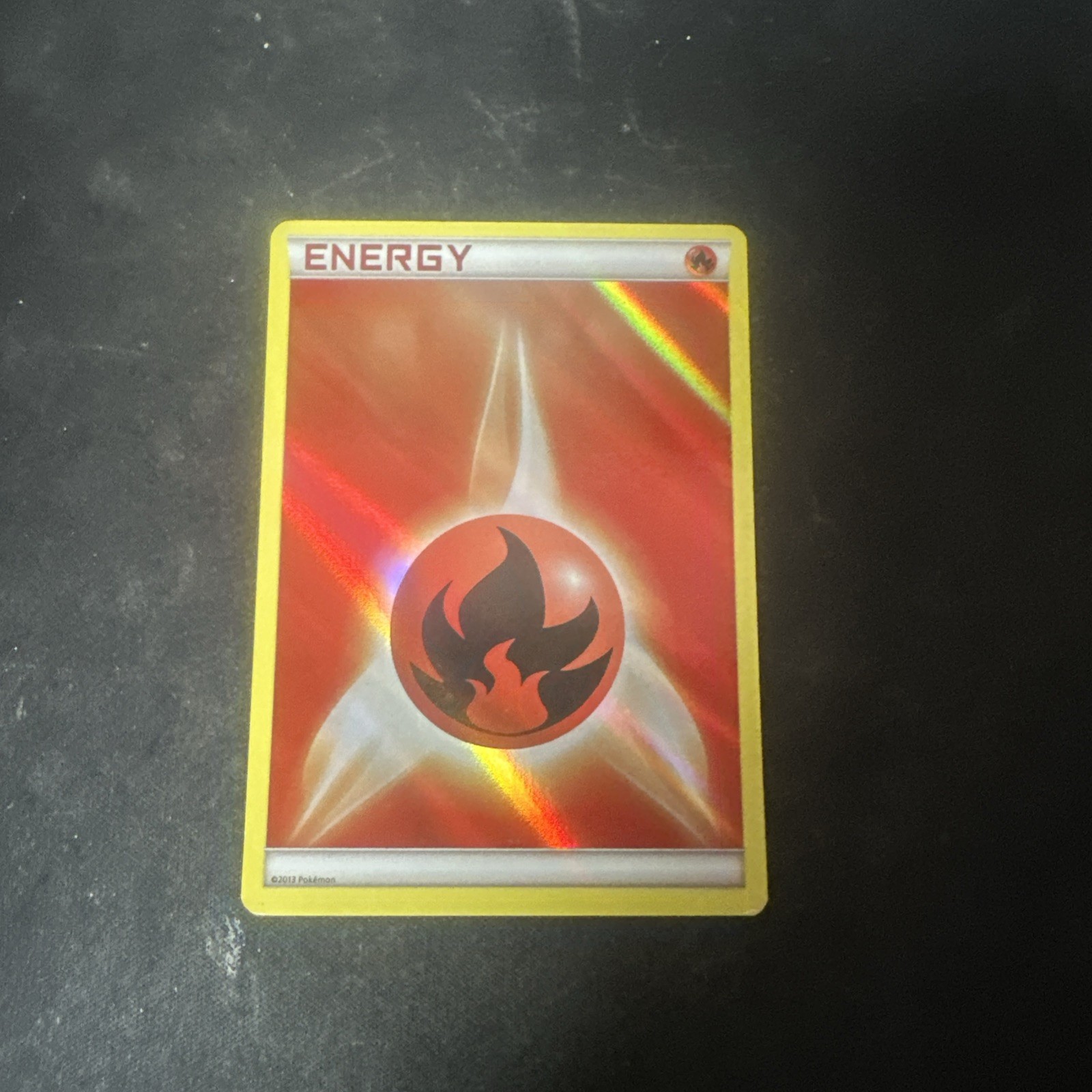 Pokemon Fire Energy Reverse Holo 2013 Black & White Unnumbered Deck Exclusive D1
